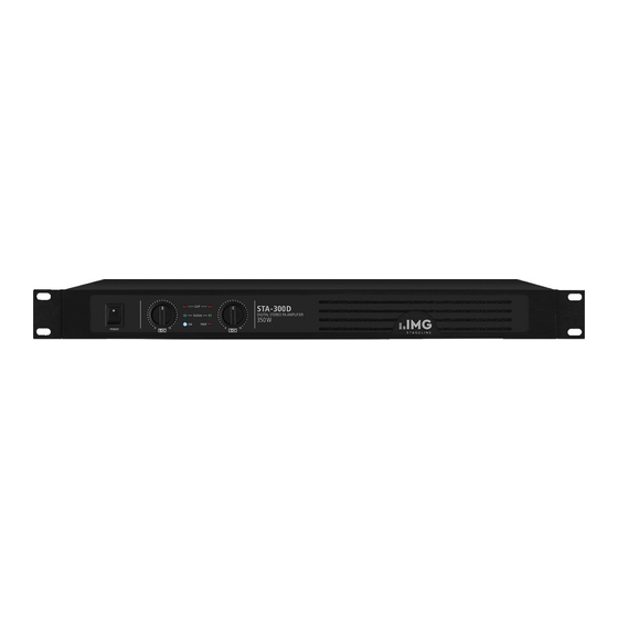 IMG STAGE LINE STA-300D Instruction Manual