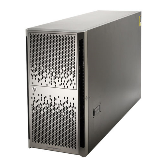 Hewlett Packard Enterprise ProLiant ML350p Gen8 Manuals