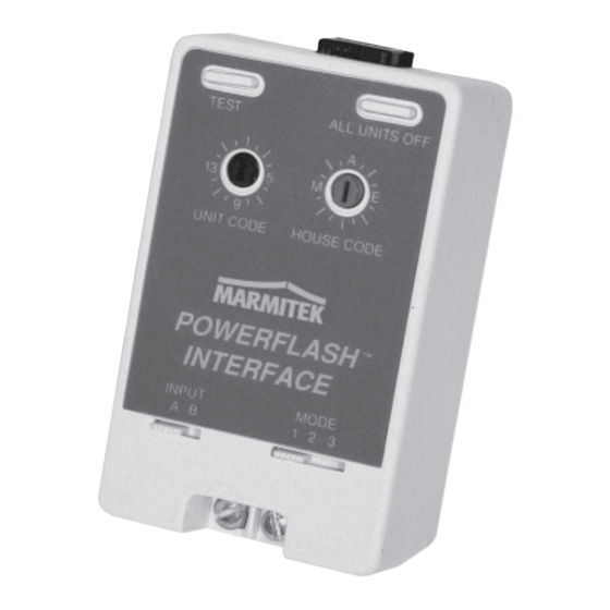 Marmitek SM10 X-10 User Manual