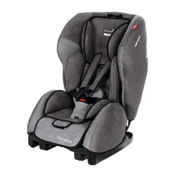 Thomashilfen RECARO Expert plus Reha Quick Start Manual
