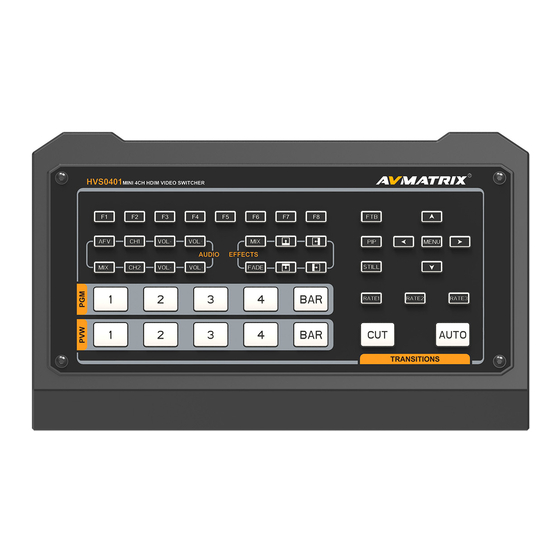 AVMATRIX HVS0401 Manual