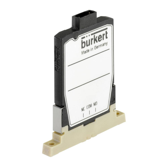 Burkert 6650 Operating Instructions Manual