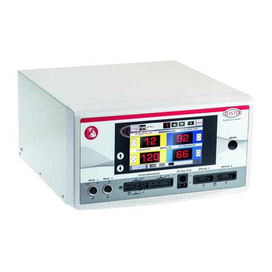 Geister ESU-X 500 TT User Manual