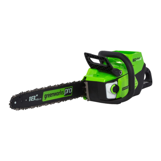 GreenWorks Pro CS60L01 Owner's Manual