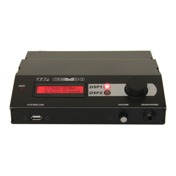 GSi GEMINI User Manual