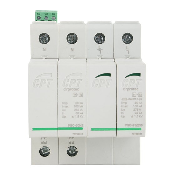 CPT PSC2-25 Series Installation Instructions