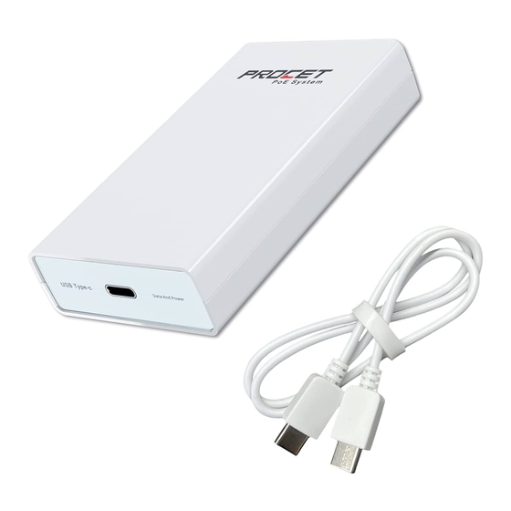 PROCET PT-PTC-D-BT Installation Manual