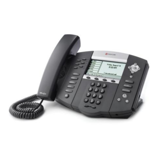 Polycom SoundPoint IP650 Quick User Manual