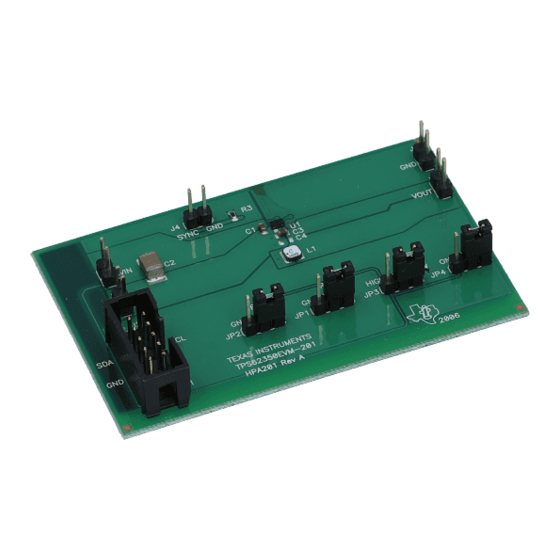 Texas Instruments TPS62350EVM-201 User Manual