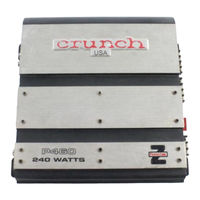 Crunch PowerZone P460 Owner's Manual