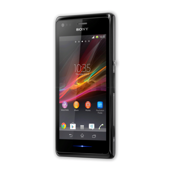 Sony Xperia M C1904 User Manual