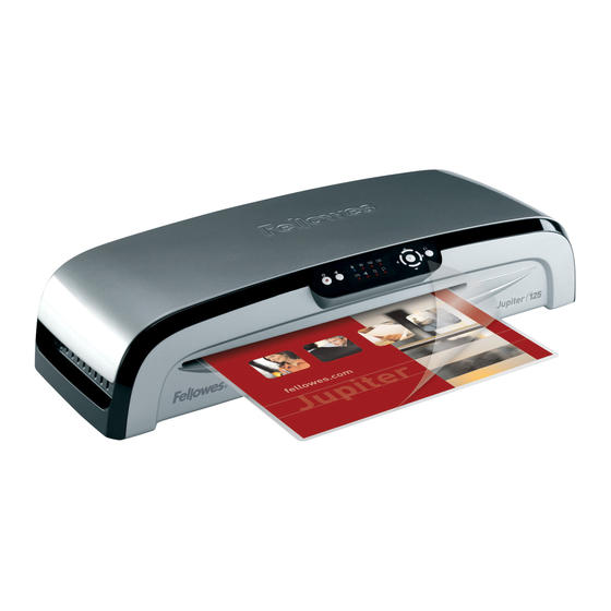 Fellowes Jupiter 125 Instruction Manual