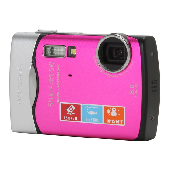 Olympus Stylus 850 SW Basic Manual