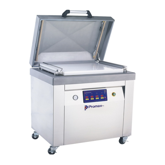 User Manuals: CM Promax SC-800 Vacuum Packaging Machine