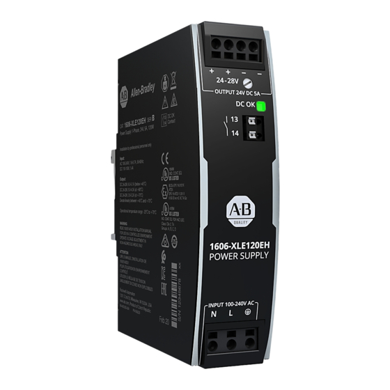 Rockwell Automation Allen-Bradley 1606-XLE120EH Installation Instructions