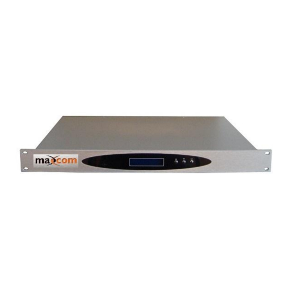 Maxcom MX4RR-LI Quick Start Manual