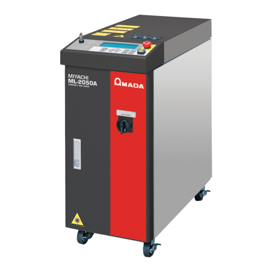 Amada ML-2050A-CE Operation Manual
