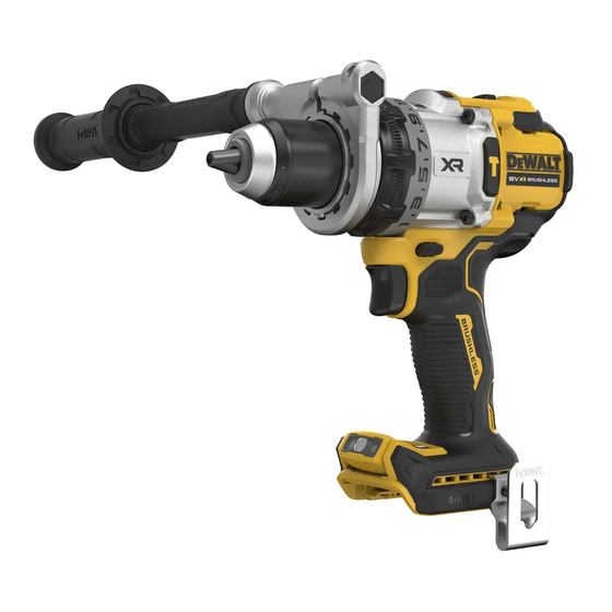 DeWalt DCD1007N Original Instructions Manual