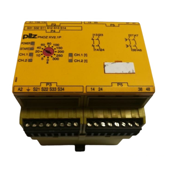 Pilz PNOZ X Series Operating Instructions Manual