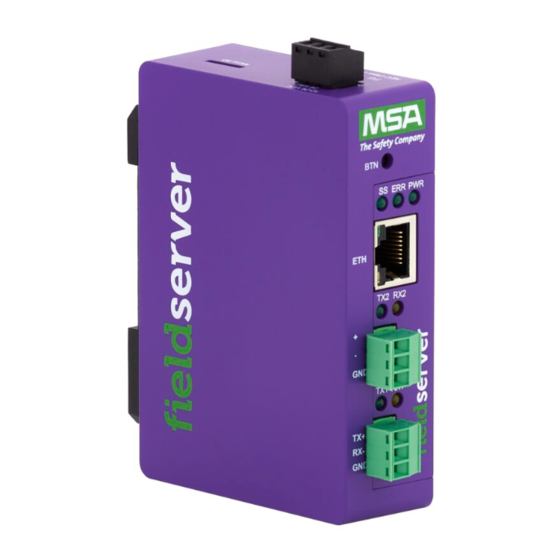 MSA QuickServer FS-QS-2XX0 Operating Manual