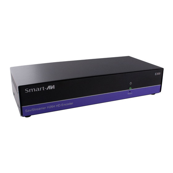 SMART-AVI SaviStreamer E300 Quick Start Manual