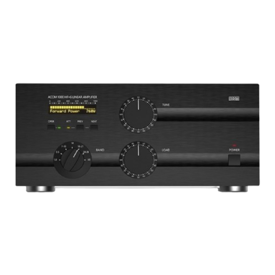 Cubicom ACOM1000 Replacement Instruction