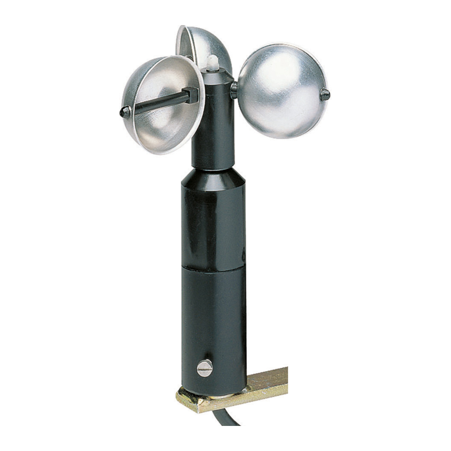 Hager TG050 - Wind Sensor Manual