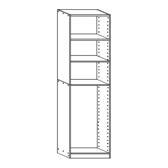 Multistore EXECUTIVE EXC-SHELF Assembly Instructions