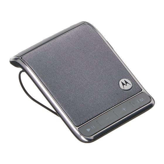Motorola Roadster Quick Start Manual