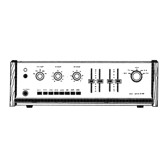 Rotel RA-610 Operating Manual