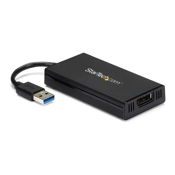 StarTech.com USB32DP4K DisplayPort Manuals