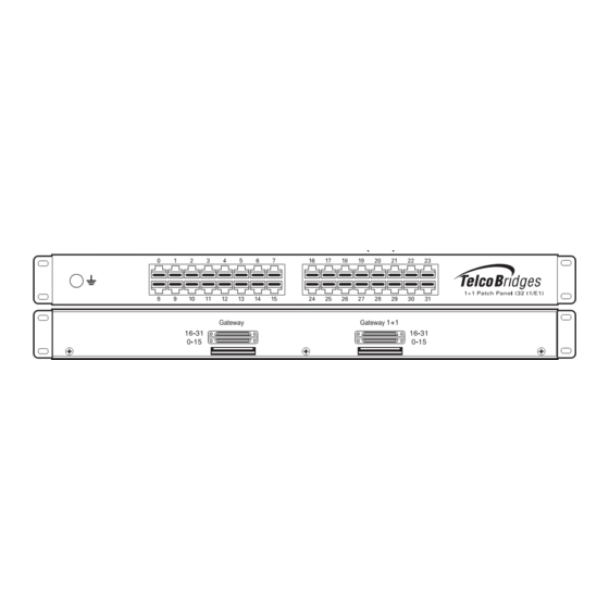 TelcoBridges 3200 Series Gateway Standalone Installation Manual