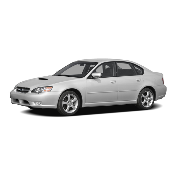 Subaru LEGACY 2006 Manual