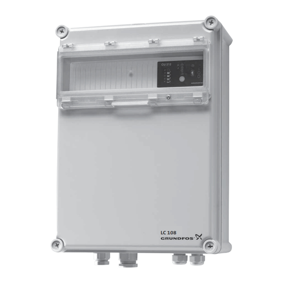 Grundfos LC 108 Installation And Operating Instructions Manual