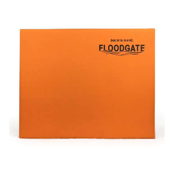 QUICK DAM Flood Gate Manual