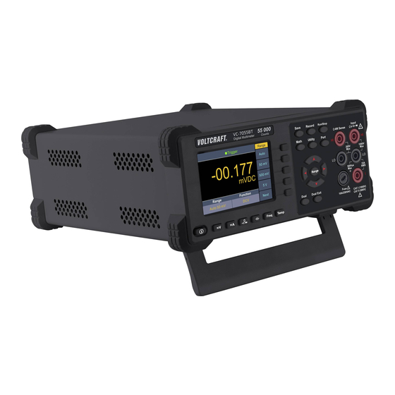 VOLTCRAFT VC-7055BT Manual