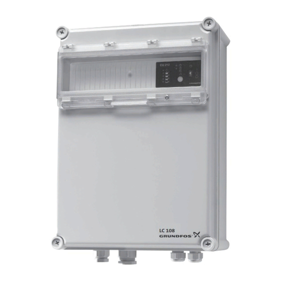 Grundfos LC 108 Installation And Operating Instructions Manual