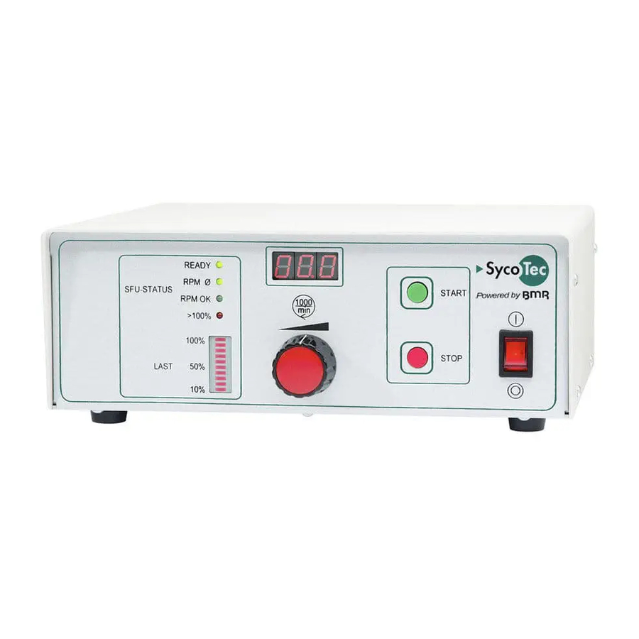 SycoTec easyDrive TV 4504 Short Instructions For Use