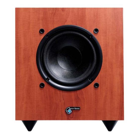 Audio Pro Avantek Sub Plus Datasheet