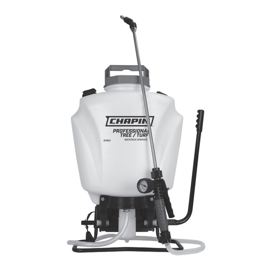 Chapin 61900 Use And Care Manual