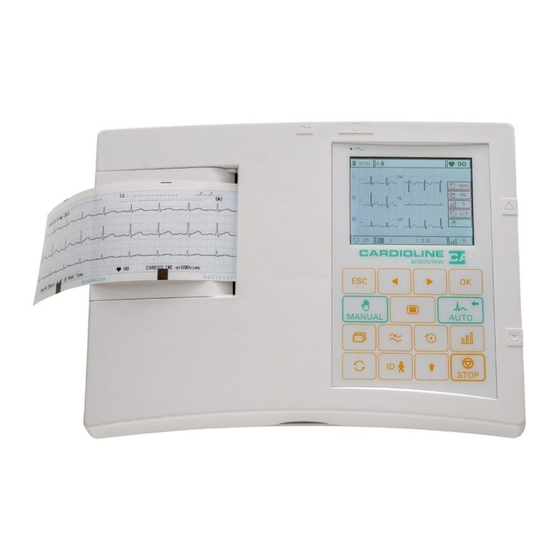 Cardioline ar600view Quick Reference Manual