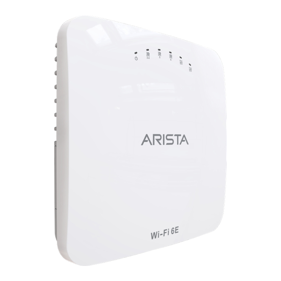 Arista C-330 Quick Start Manual
