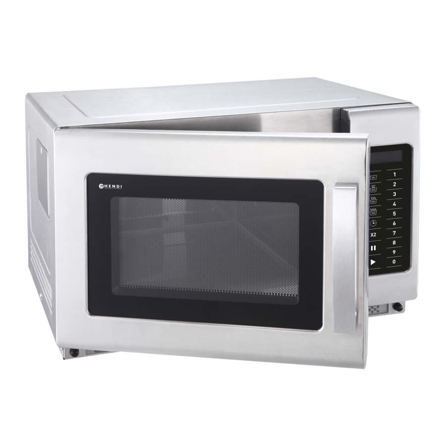 HENDI 281369 - MICROWAVE Manual
