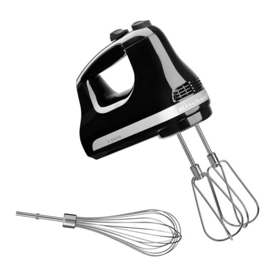 KitchenAid 5KHM5110A Manuals