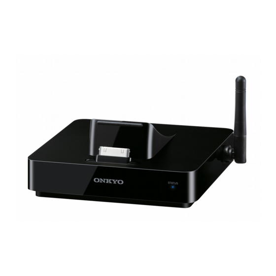 ONKYO DS-A5 Wireless AirPlay Dock Manuals