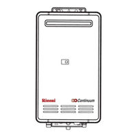 Rinnai CONTINUUM 2424WC Instructions For Use Manual