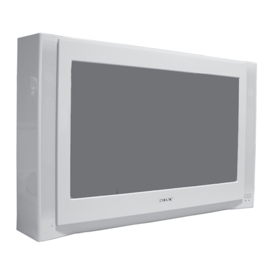 Sony KV-32FX66B Service Manual