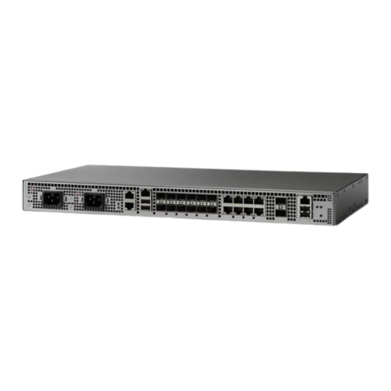Cisco ASR 920 Series Installing Manual
