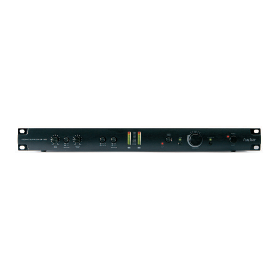FONESTAR SR-1602 Instruction Manual