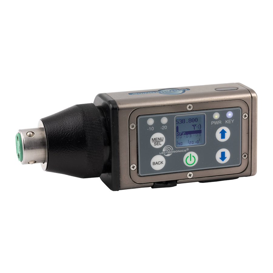Lectrosonics DPR Instruction Manual